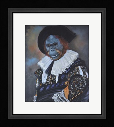 Framed Laughing Cavelier Print