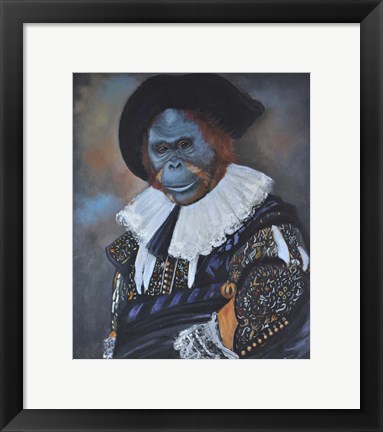 Framed Laughing Cavelier Print