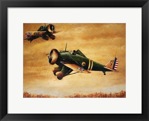 Framed Peashooter Print
