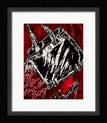 Framed My Life It's In The Bag Print