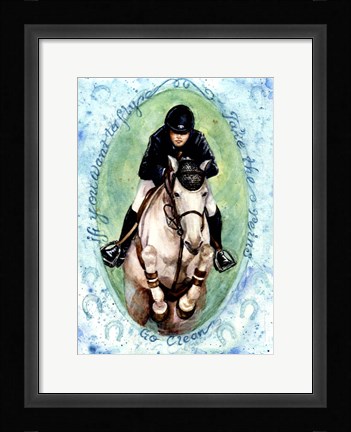 Framed If You Want To Fly Print