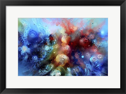Framed Alien Flower Print