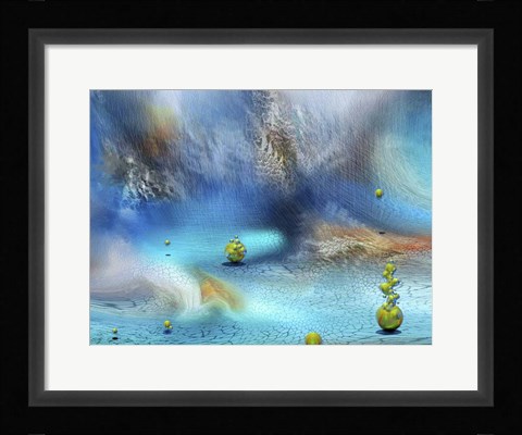 Framed Desert Emerald Print