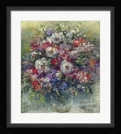 Framed Bouquet of Flowers 5 Print