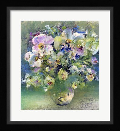 Framed Bouquet of Flowers 7 Print