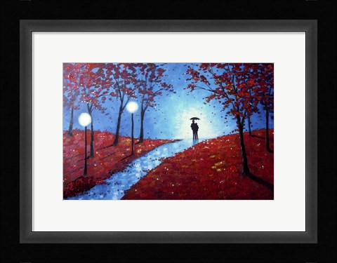 Framed Autumn Night Print