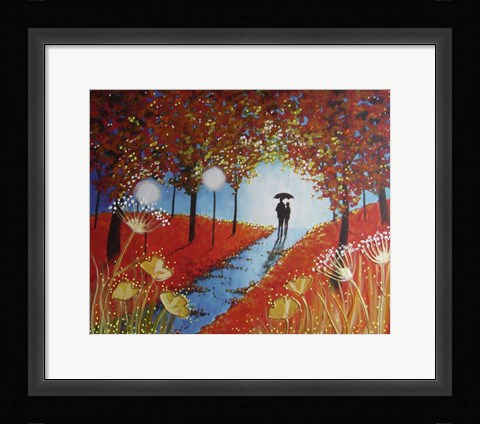 Framed Autumn Walk Print