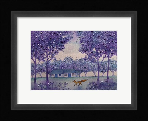 Framed Wandering Fox Print