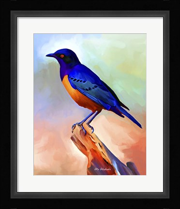 Framed Bird Print
