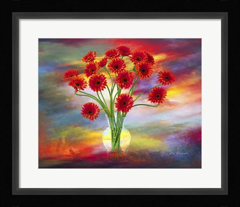 Framed Flowers Print