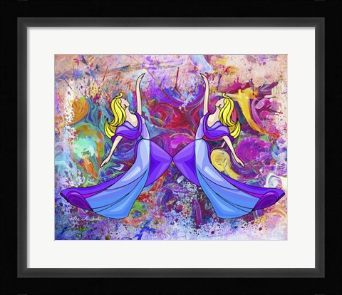 Framed Lady Dance Print