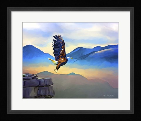 Framed Fly Higher Print