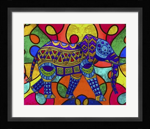 Framed Elephant Print