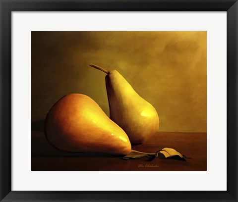 Framed Pears Print