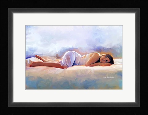 Framed Sleeping Beauty 2 Print