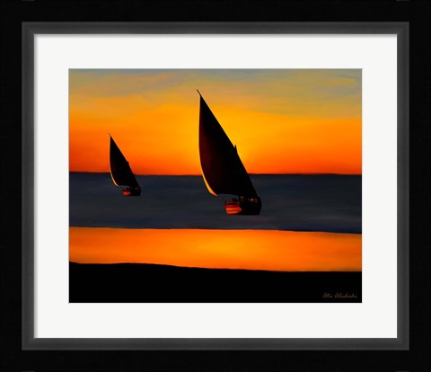 Framed Sunset Print