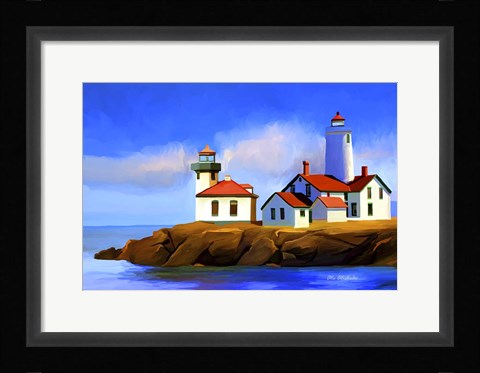 Framed Light House Print