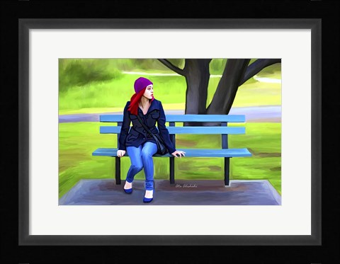 Framed Waiting Print