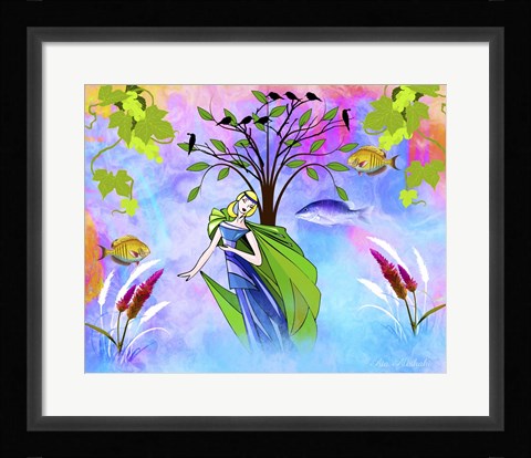 Framed Nature And Color Print