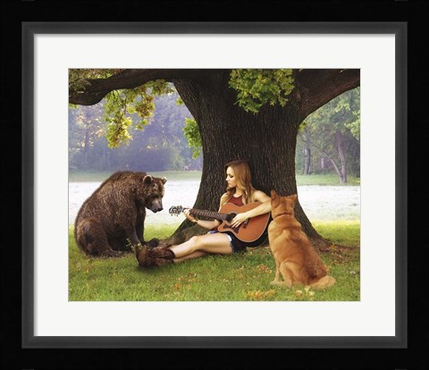 Framed Play For Us Print