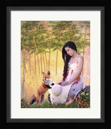 Framed She Loves Nature Print