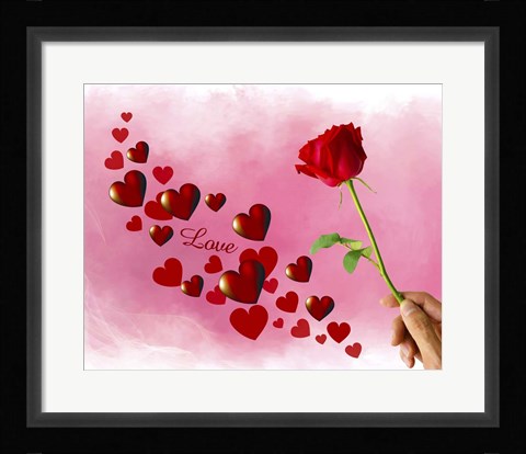 Framed Love Print