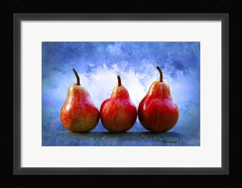 Framed Pears Print