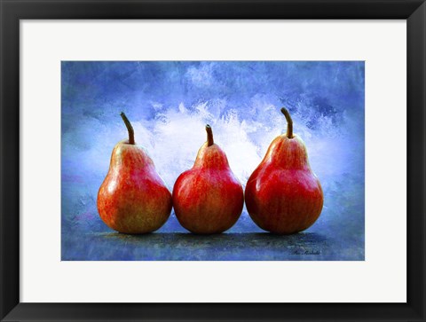 Framed Pears Print