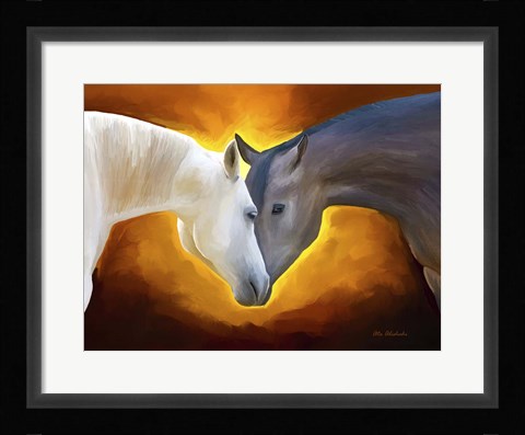 Framed Animal Love Print