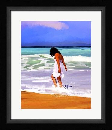Framed Beach Day Print