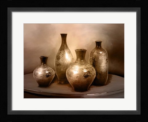 Framed Beautiful Vases Print