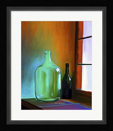 Framed Big Bottle Print