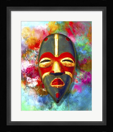 Framed Mask 2 Print