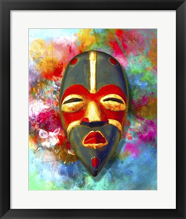 Framed Mask 2 Print