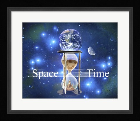 Framed Space time Print