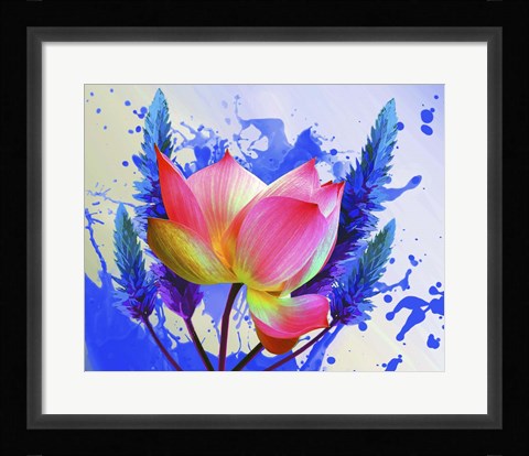 Framed Floral Design M Print