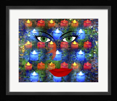 Framed Candle Eyes Print