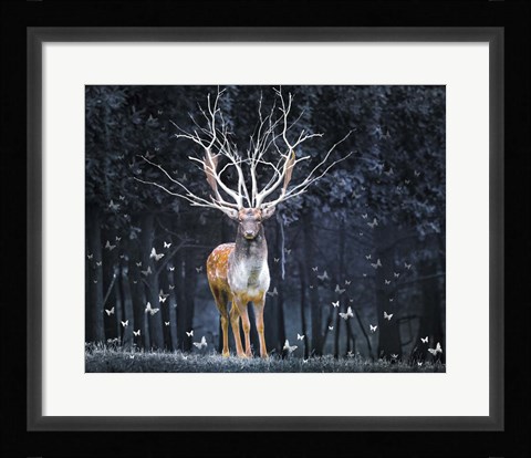 Framed Magical Deer Print