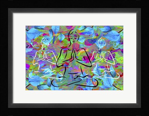 Framed Color Explosion 15 Print