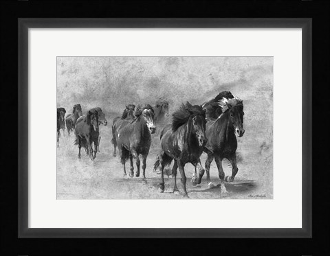 Framed Wild Horses 2 Print