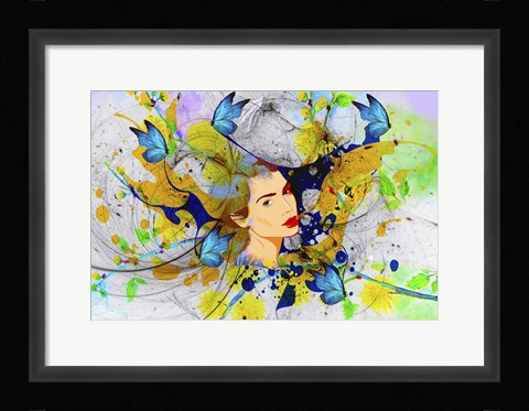 Framed Beauty Face Print