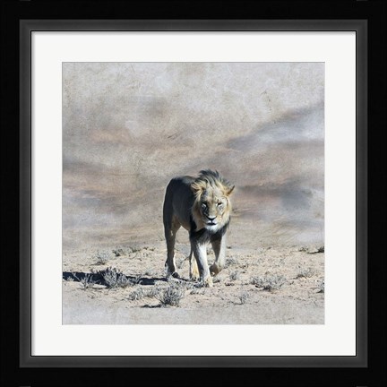 Framed King 2A Print