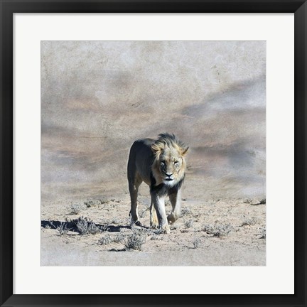 Framed King 2A Print