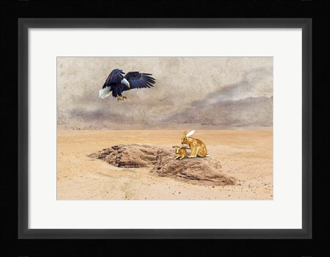 Framed King Of Sky Print