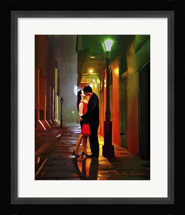 Framed Kissing Goodnight Print