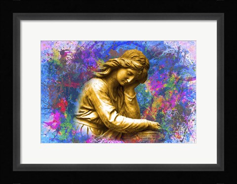 Framed Statue 1B Print