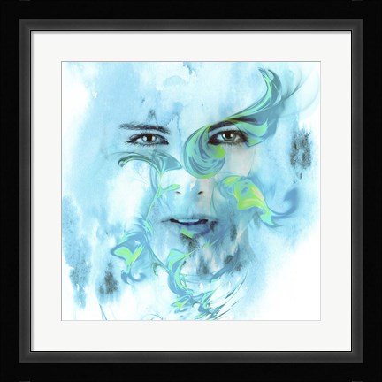Framed Dreamy Face Print