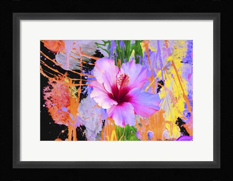 Framed Flower Design K2 Print