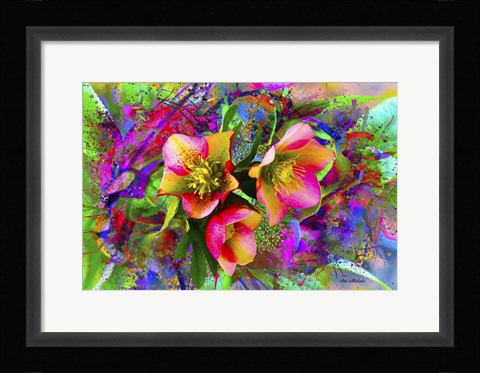 Framed Flower Design K12 Print