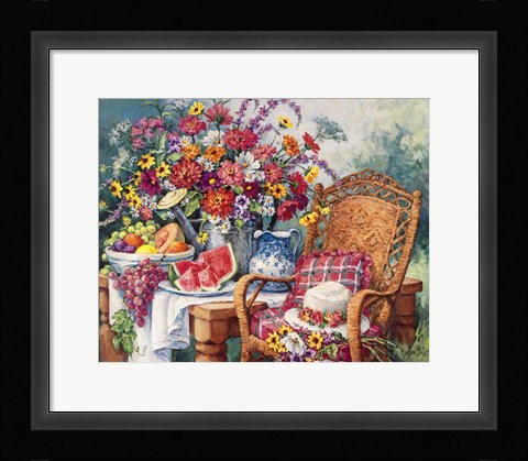 Framed Summers Picnic Print